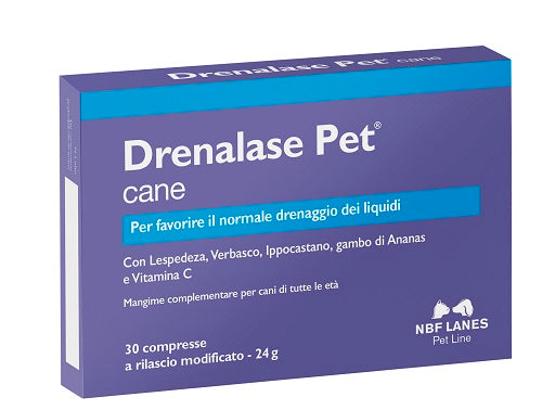 nbf lanes vet drenalase pet 30 compresse n b f lanes ean 8056590989852