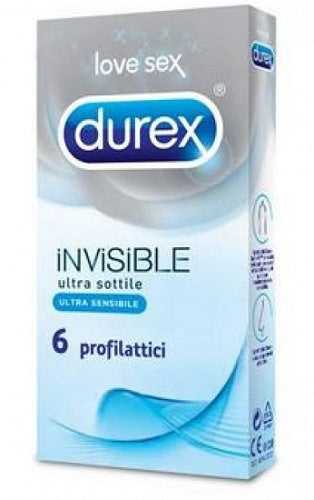 reckitt benckiser durex invisible profilattico 6 pezzi durex ean 8056860820120