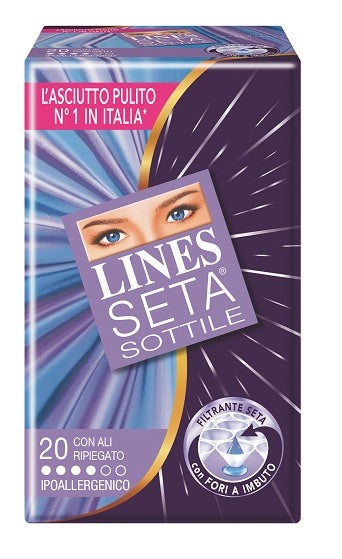 fater femcare lines seta sottile con ali x 20 pezzi lines ean 8001480031630