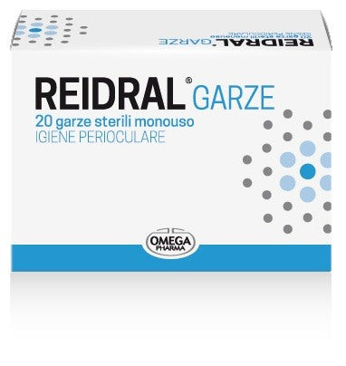 omega pharma reidral garze oculari 20 pezzi omega pharma