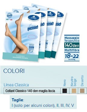 desa pharma sauber collant 140 denari maglia liscia nero 2 linea classica sauber ean 8005520603726