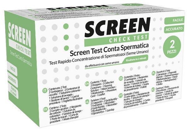screen italia screen test conta spermatica screen 2 pezzi screen italia ean 8059018330328