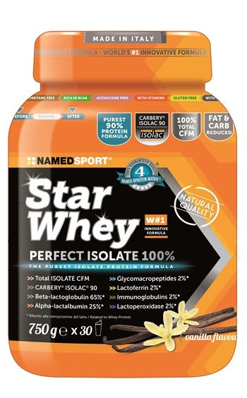 namedsport star whey isolate vanilla 750 g named ean 8054956341511