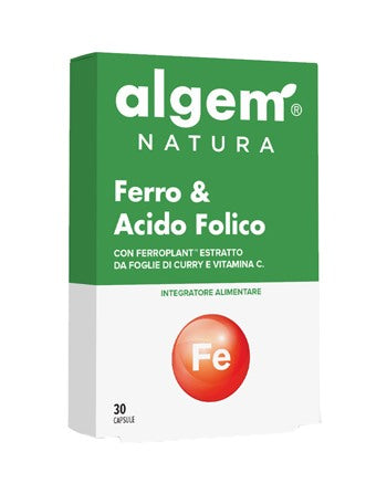 algem natura ferroacido folico 30 capsule algem natura