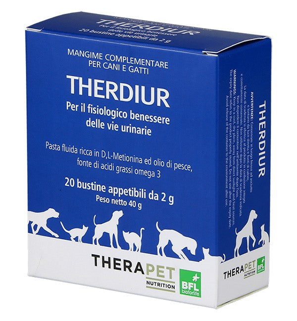 bioforlife therdiur pasta cane gatto 20 buste stick pack x 2 g bioforlife