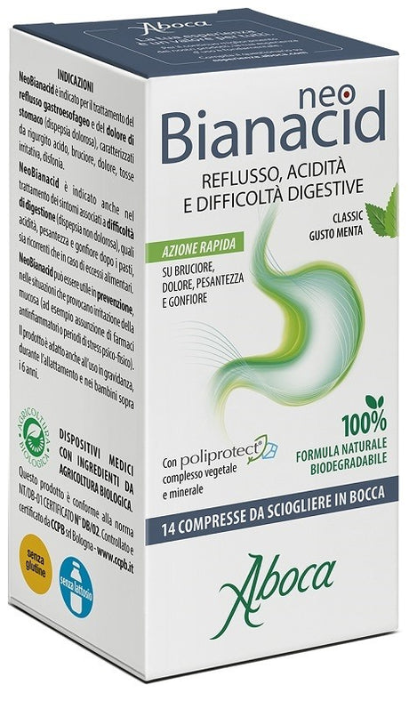 aboca neobianacid 14 compresse masticabili neobioanacid ean 8032472021377
