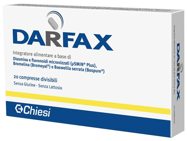 chiesi rx darfax 20 compresse divisibili darfas ean 8025153007654