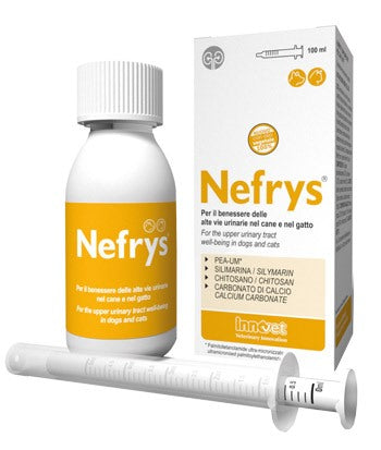 innovet italia nefrys veg 100 100 ml con siringa dosatrice alimento complementare per cani e gatti innovet ean 8021676021627