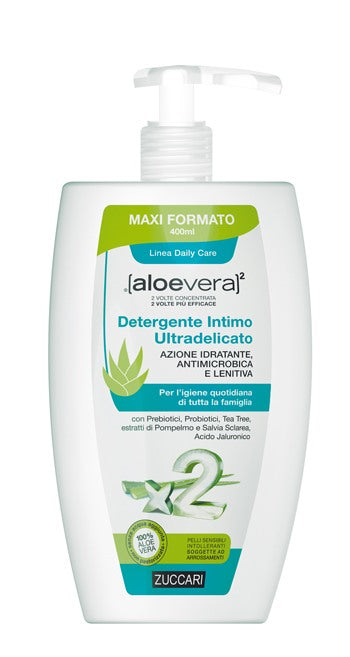 zuccari aloevera2 detergente intimo ultradelicato 400 ml aloevera2 ean 8026380802340