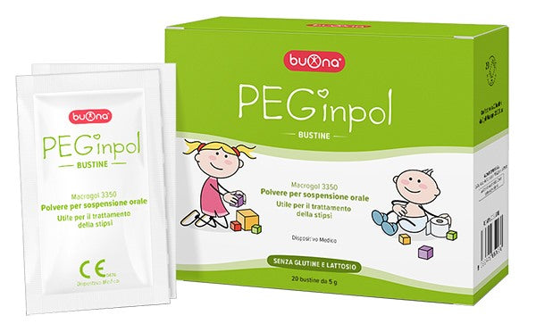 buona peginpol macrogol 3350 sospensione orale 20 bustine buona ean 8032749650330