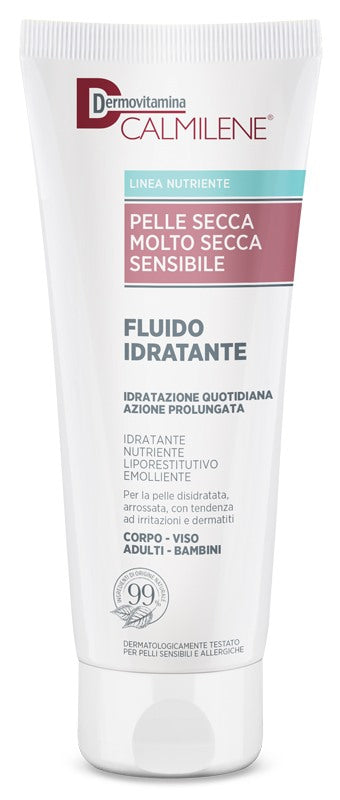 pasquali dermovitamina dermovitamina calmilene fluido idratante per pelle secca molto secca e sensibile 250 ml dermovitamina ean 8032738385281