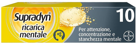 bayer ch supradyn ricarica mentale 10 compresse supradyn ean 8000560990461