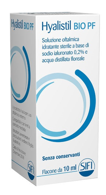 sifi gocce oculari ha 02 e acque distillate hyalistil bio pf frutti rossi 10 ml hyalistil ean 8027864060102