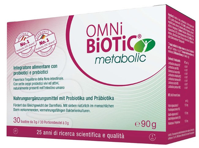 istituto allergosan italia omni biotic metabolic 30 bustine da 3 g ean 9120001433810