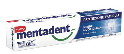 unilever mentadent protezione famiglia igiene quotidiana 75 ml mentadent ean 8717163733660