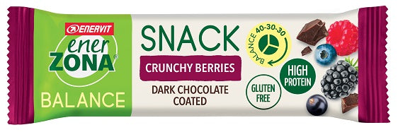 enervit spa enerzona snack crunchy berries 33 g enervit ean 8007640812774
