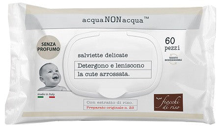 artsana chicco fiocchi di riso acqua non acqua senza profumo 60 salviette fiocchi di riso ean 8058664115075