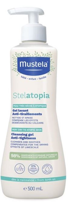 lab expanscience italia mustela stelatopia gel detergente 500 ml mustela ean 3504105033644