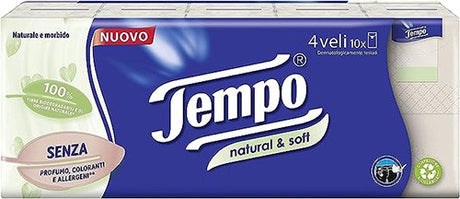 essity lib temp tempo fazzoletti naturalsoft 10 pezzi da 9 fazzoletti tempo ean 7322541197463
