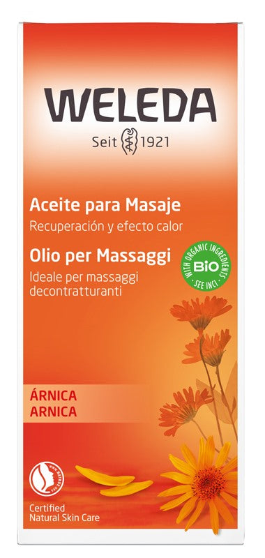 weleda italia olio massaggi arnica 200 ml weleda ean 4001638099240