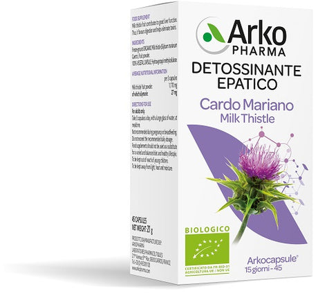 arkofarm arko capsule cardo mariano 45 capsule bio arkofarm ean 3578835610321