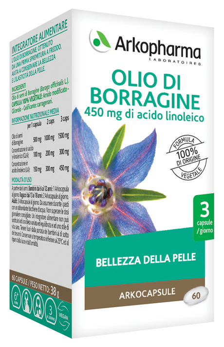 arkofarm arkopharma olio di borragine 60 perle arkofarm ean 3578835610277