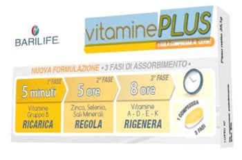 pharmaelle barilife vitamine plus 30 compresse trifase barilife