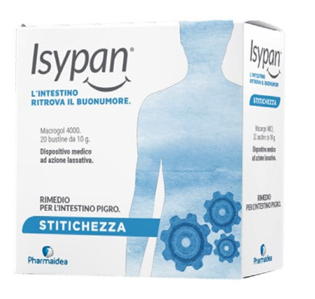pharmaidea isypan stitichezza macrogol 4000 20 bustine 10 g ean 8053504050028