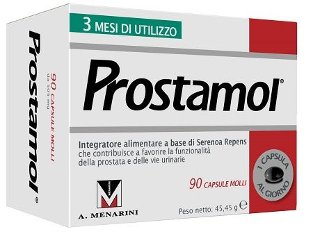 menarini otc prostamol 90 capsule prostamol ean 8059591080634
