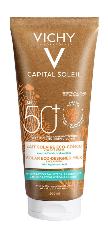 loreal vichy capital soleil latte solare eco sostenibile spf50 200 ml vichy ean 3337875762250