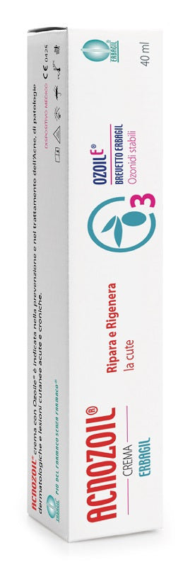 erbagil acnozoil crema ripara e rigenera la cute trattamento acne 40 ml erbagil ean 8050538121120