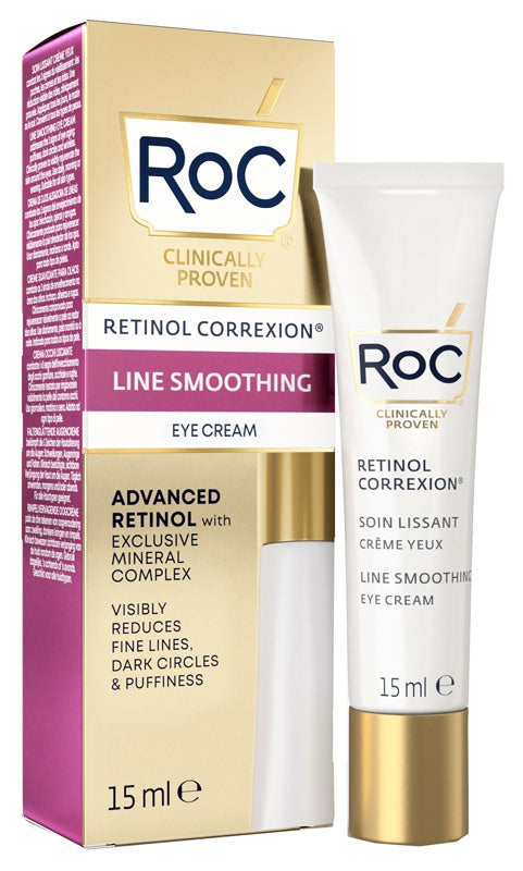 roc opco llc roc retinol correxion line smoothing crema occhi 15 ml roc ean 1210000800053