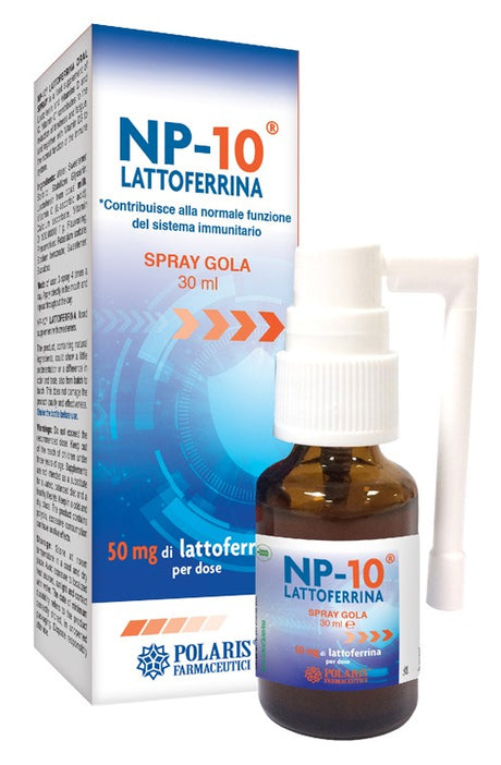 polaris np 10 lattoferrina spray gola 30 ml polaris ean 8053839910622