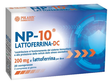 polaris np 10 lattoferrina dc 20 compresse polaris ean 8053839910646