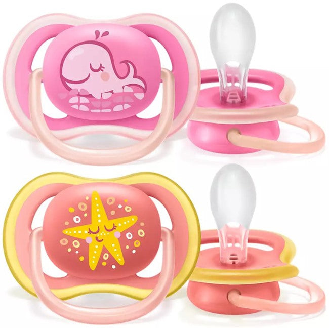 philips spa avent ultra air succhietto balenastella femmina 6 18 mesi 2 pezzi avent ean 8710103942788
