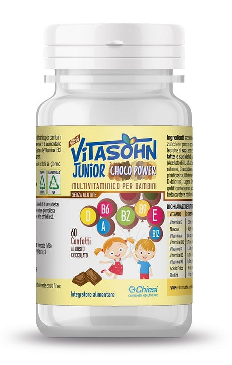 chiesi ch vitasohn junior choco power 60 confetti vitasohn ean 8025153008415