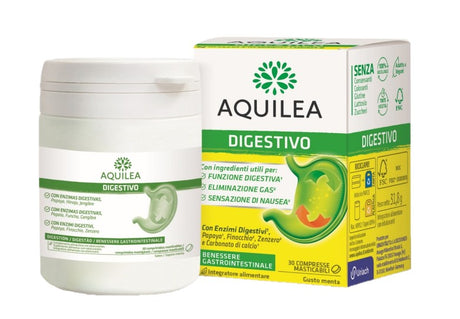 uriach italy aquilea digestivo 30 compresse masticabili aquilea