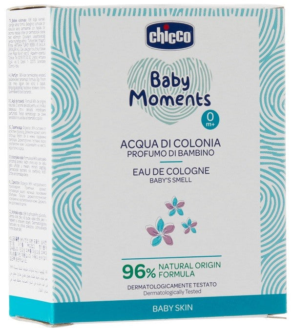 artsana chicco chicco baby moments acqua di colonia profumo di bambino 100 ml chicco ean 8058664138494