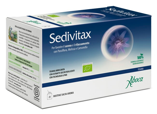 aboca sedivitax tisana 20 bustine aboca ean 8032472024972