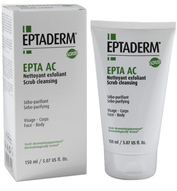 unika labs epta ac detergente scrub 150 ml eptaderm ean 7649990771526