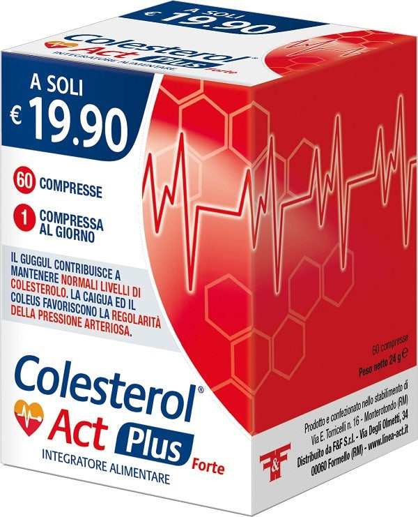 ff colesterol act plus forte 60 compresse ff ean 8030936400713