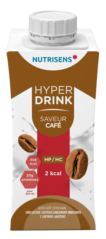 pharmaelle hyperdrink 2kcal caffe 4x200 ml nutrisens ean 3701052009597