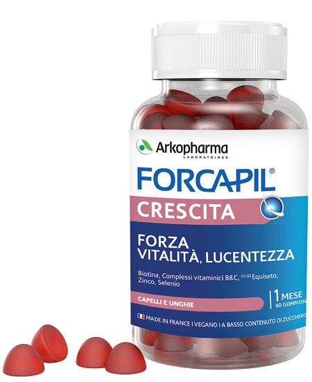 arkofarm forcapil crescita 60 gommosi arkofarm ean 3578835609011