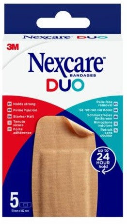 3m italia polifarma cerotto nexcare duo maxi 5 pezzi nexcare ean 4054596918344