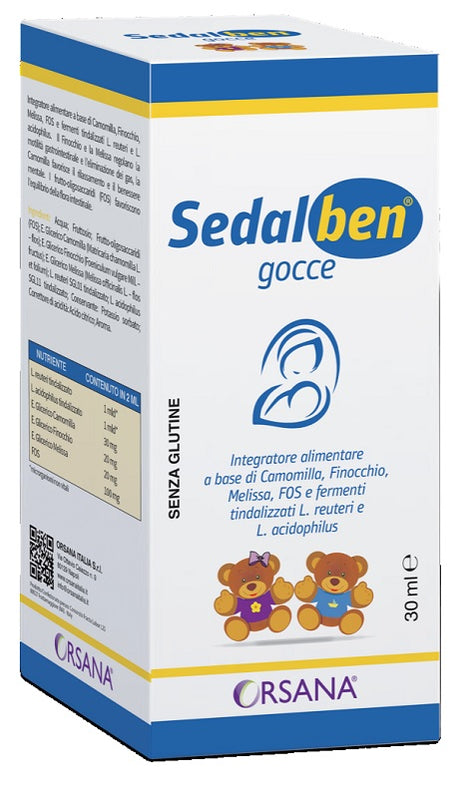 orsana italia sedalben gocce 30 ml gusto frutti di bosco orsana