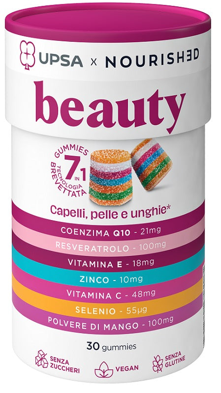 upsa upsa x nourished beauty 30 gummies