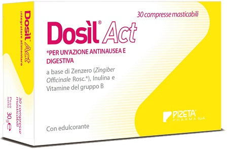 pizeta pharma dosil act 30 compresse masticabili pizeta