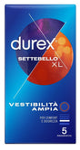 reckitt benckiser profilattico durex settebello xl 5 pezzi durex ean 8056860828003