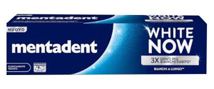 unilever mentadent dentifricio white now original 75 ml mentadent ean 8720181311147