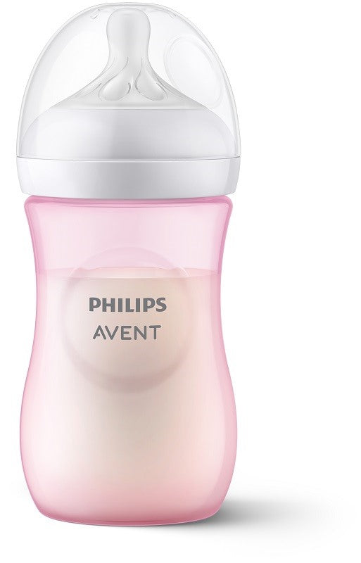 philips avent biberon natural response da 260ml rosa tettarella flusso 3 avent ean 8710103989660